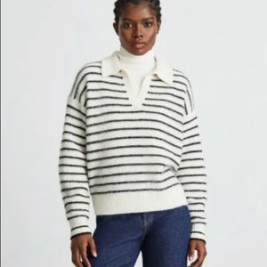 Everlane - The Alpaca Waffle-Stitch Polo - Size M